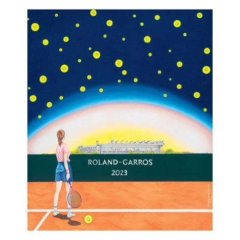 Discover the official poster for the 2023 Roland-Garros tournament