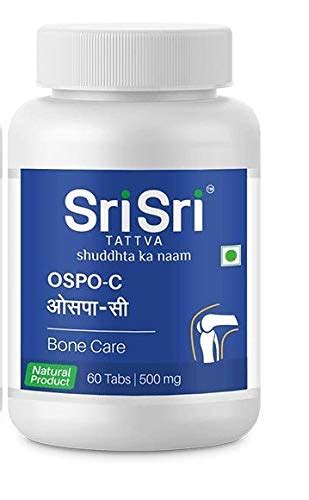 Buy Sri Sri Tattva OSPO C 60 Tabs 500mg Online At Low Prices In India