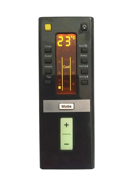 SRIVI 2 Years Warranty AC Remote Control With Display Light