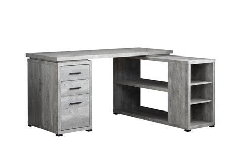 Grey Corner Desk With Drawers - pic-review