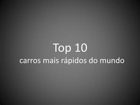 Pdf Top Carros Mais Rapidos Do Mundo Dokumen Tips