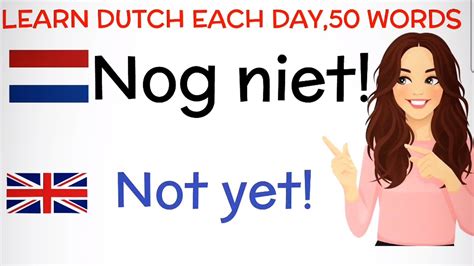 Learn Dutch Nt Nederlands Leren Woorden Youtube