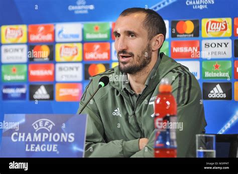 Turin Italy 12th February 2018 Giorgio Chiellini Juventus Fc