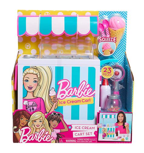 Barbie Ice Cream Cart Set | Barbie gifts, Little girl toys, Baby girl toys