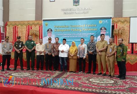 Bupati Padang Pariaman Suhatri Bur Katakan Ruang Command Center Untuk