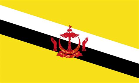 Vector illustration of the Brunei flag 25660175 Vector Art at Vecteezy