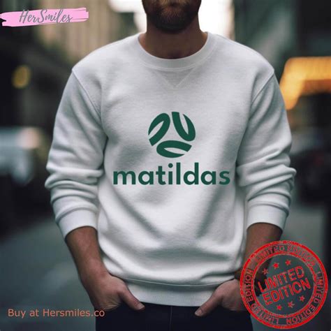 Matildas Green Logo Shirt - Hersmiles