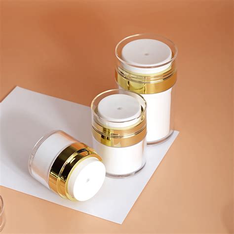 Airless Pump Jar Container For Cream Pump Moisturizer Container Empty