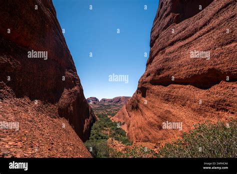 Outback Landscape Central Australia Northern Territory Stock Photo