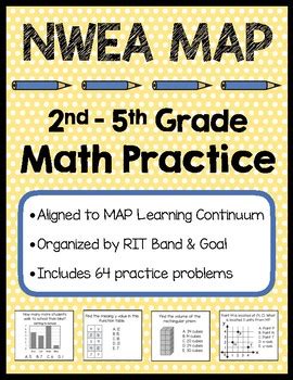 NWEA MAP Math Practice Questions 2nd 5th Grade By The Innovative Educator