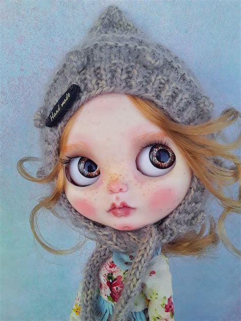 Ooak Blythe Doll Custom Blythe Tbl Base Golden Hair Neck Etsy