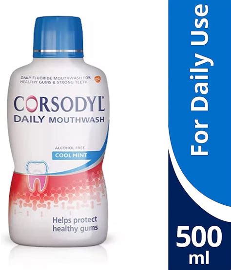 Corsodyl Daily Gum Care Mouthwash Alcohol Free Cool Mint Ml