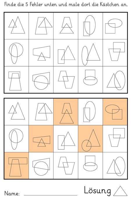 Lernst Bchen Visuelle Wahrnehmung Fehler Suchen