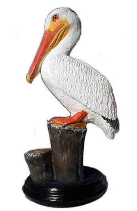 Small Brown Pelican Sculpture 5x9 Inches Tall Etsy