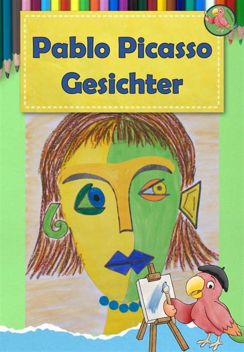 Kunst Grundschule Gesichter Zeichnen Wie Pablo Picasso K Nstler