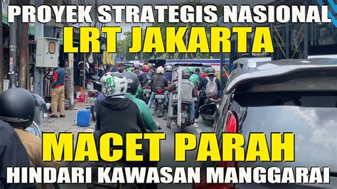 Proyek Strategis Nasional Pembangunan Lrt Jakarta Dikebut Kawasan