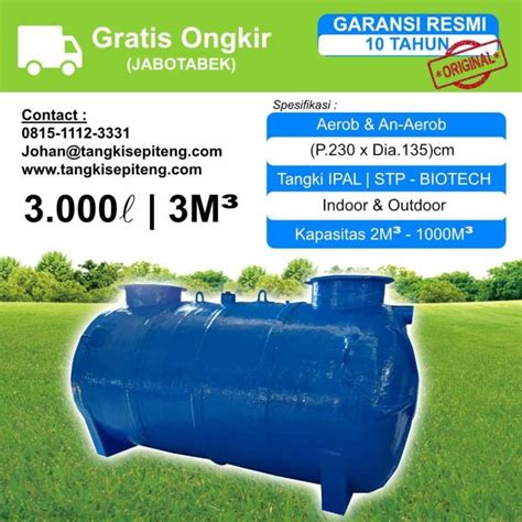 Jual Tangki Ipal Biotech Liter M Jakarta Barat Rumah