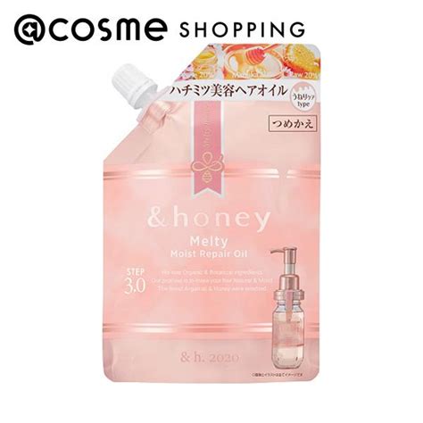 【楽天市場】andhoney（アンドハニー） Melty モイストリペア ヘアオイル30 詰替えシャワーローズハニーの香り 75ml