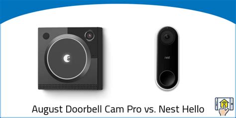 August Doorbell Cam Pro vs. Nest Hello