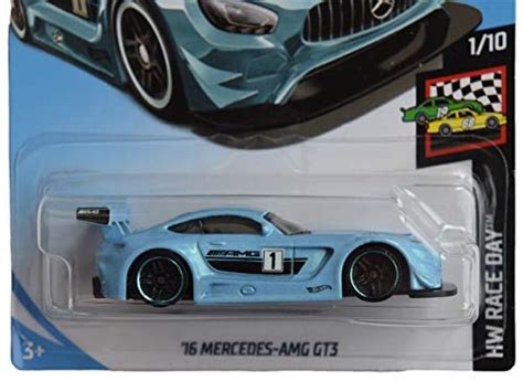 Hot Wheels Race Day Series Mercedes AMG GT Blue Pricepulse