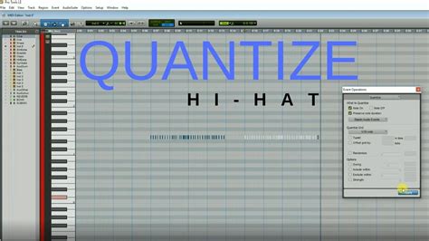 HOW TO Quantize In Pro Tools Pt 2 Hi Hat YouTube