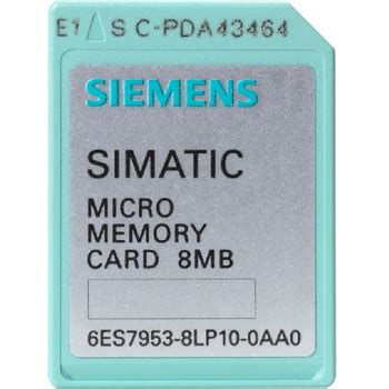 Siemens Plc S Micro Memory Card Es Lp Aa Fully Automation