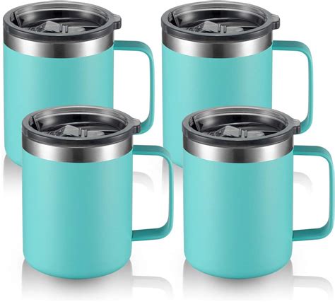 Buy Aloufea 12oz Stainless Steel Insulated Coffee Mug With Handle