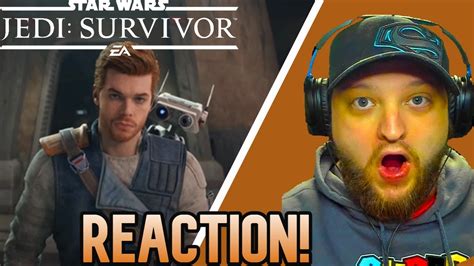 Star Wars Jedi Survivor Gameplay Reveal Trailer Reaction The Game