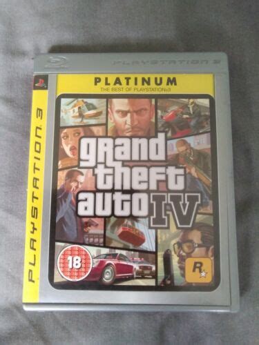 Grand Theft Auto Iv Platinum Edition Ps Gta Ebay