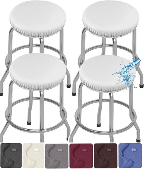 Amazon Stool Covers Round Pack Stretch Waterproof Pu Round Bar