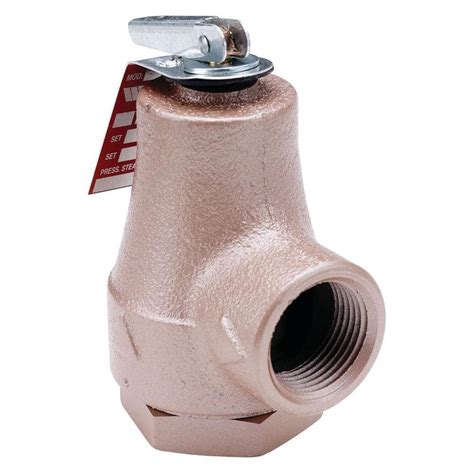 Watts 34 In Bronze Boiler Pressure Relief Valve 0358553 The Home Depot