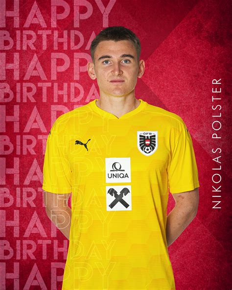 ÖFB oefb at on Twitter HappyBirthday Nik Unser U21 Goalie