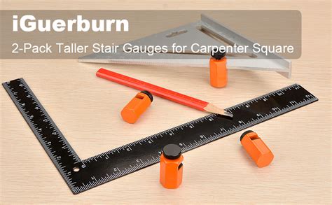 Iguerburn Pack Taller Stair Gauges For Framing Square Stair Gauge