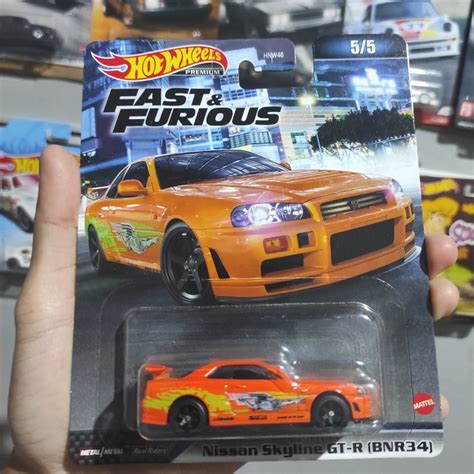 Jual Hot Wheels Premium Fast And Furious Nissan Skyline Gt R Bnr Kab Deli Serdang Toko Si