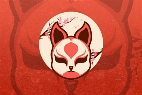 Kitsune Sakura Mask Vector Graphic By Namanyastudios Creative Fabrica