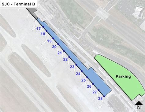 San Jose International Airport Terminal Map