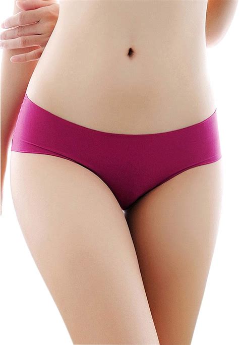 VICNIC Womens Stretch Seamless Underwear Laser Cut Bikini Panties Pack Assorted At Amazon