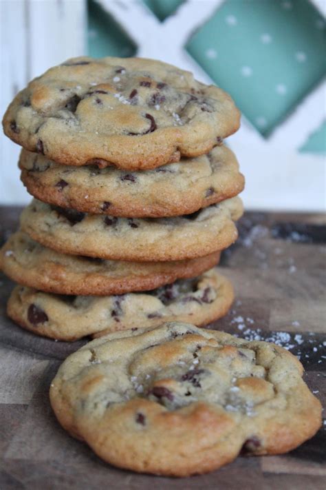 Chocolate Chip Cookies with Sea Salt - Recipes Inspired by Mom