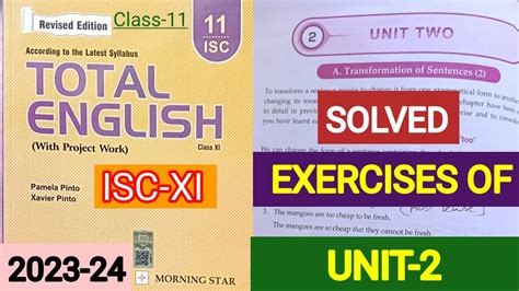 Class Total English Solution Solved Exercises Of Unit