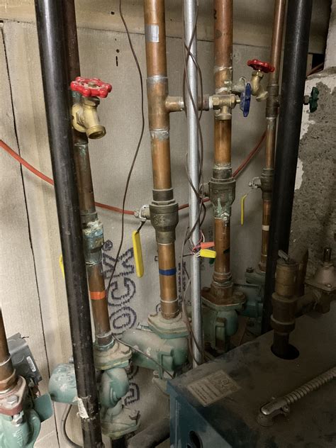 Unable To Purge Forced Hot Water Line For Baseboard Heating Help The Wall