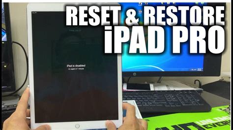 How To Reset And Restore Your Apple Ipad Pro Factory Reset Youtube