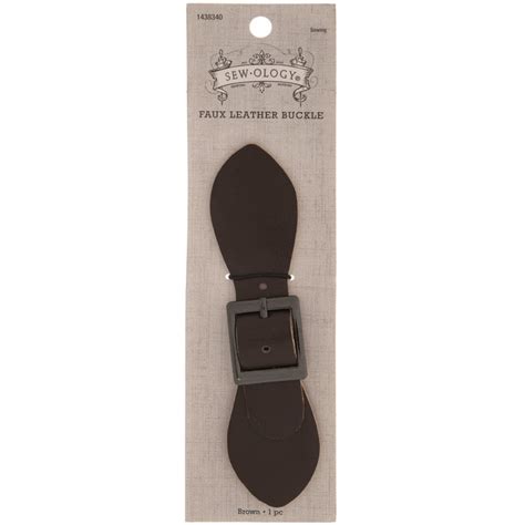 Brown Faux Leather Strap With Buckle Hobby Lobby 1438340