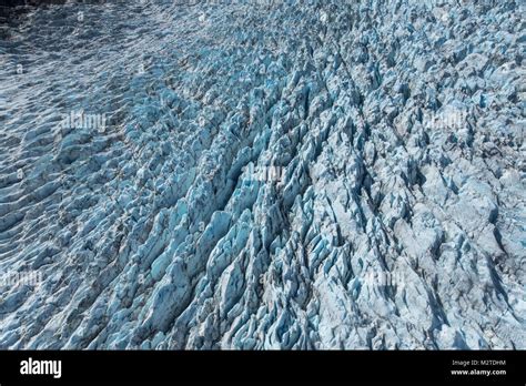 Guyot Glacier Crevasses Stock Photo - Alamy