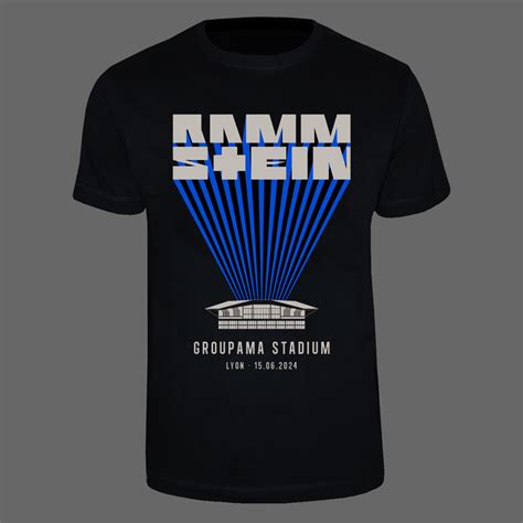 T-Shirt ”Europe Stadium Tour 2024 - Lyon” | Rammstein-Shop