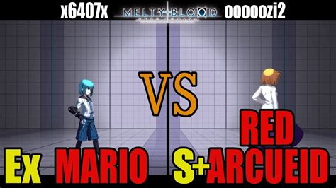 メルブラEx マーリオゥMARIO vs S 暴走アルクェイドRED ARCUEIDMELTY BLOOD TYPE LUMINA