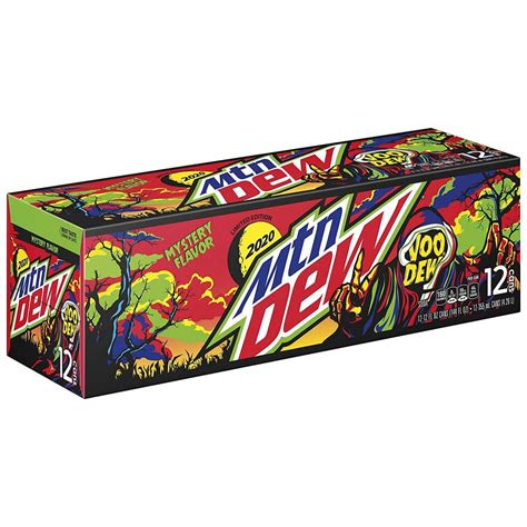 Mountain Dew Voodew Mystery Flavour Soda Can Ml Oz X American