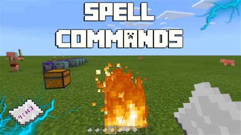 Cool Spell Commands Bedrock Edition Youtube