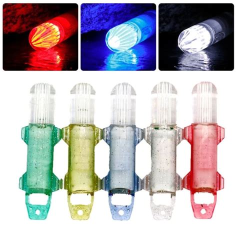 Mycolor Hard Lures Ag Button Battery Multi Color Fishing Flash Light