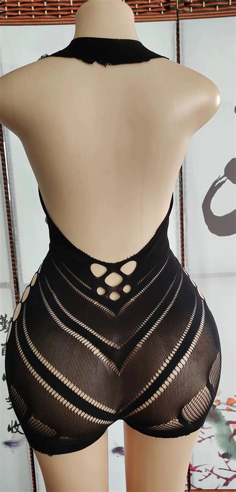 OEM ODM Can Add Pearl Or Rhinestone Sexy Fishnet New Design Bodystocking Lingerie Alibaba
