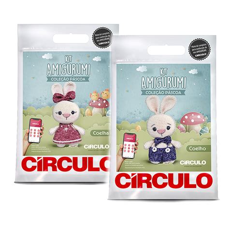 Kit Amigurumi Coleção Páscoa Circulo Bastex Artesanatos Loja